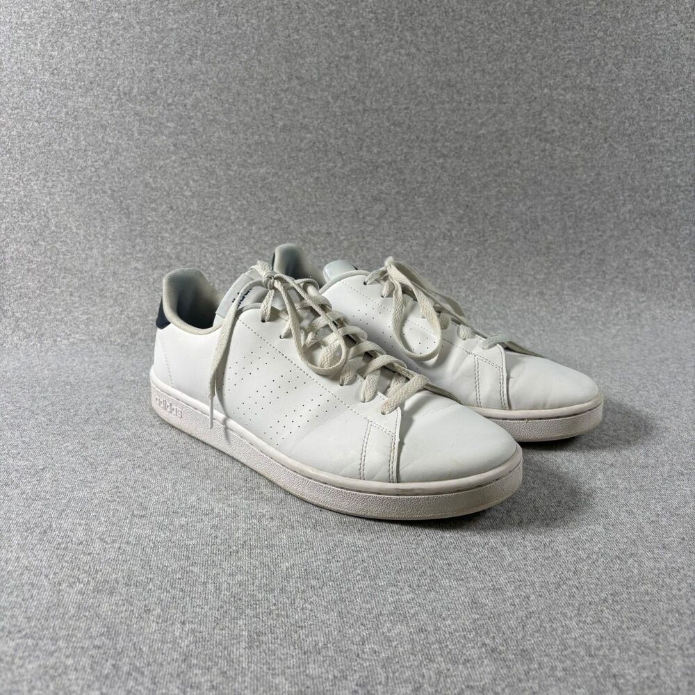 Adidas Advantage Base Low Top White Sneakers Court Shoes Men's !0
